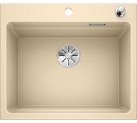 BLANCO ETAGON 6 - Évier de Cuisine en Granit pour Meubles Bas de 60 cm de Large - SILGRANIT - Beige - 524535