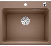 BLANCO ETAGON 6 - Évier de Cuisine en Granit pour Meubles Bas de 60 cm de Large - SILGRANIT - Marron - 524537