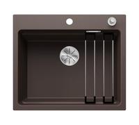 BLANCO ETAGON 6 - Évier de Cuisine en Granit pour Meubles Bas de 60 cm de Large - SILGRANIT - Marron - 524538