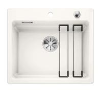 BLANCO ETAGON 6 - Évier de Cuisine en Céramique pour Meubles Bas de 60 cm de Large - Céramique - Blanc - 525156