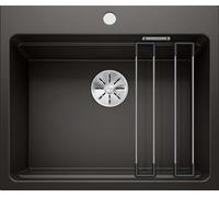Blanco Etagon 6 - Évier en silgranit, 60x51 cm, avec rails, noir 525890