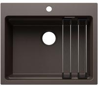 Blanco Etagon 6 - Évier en silgranit, 60x51 mm, avec accessoires, InFino, café 527752