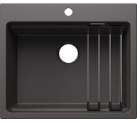BLANCO ETAGON 6 pour composants colorés Evier à encastrer SILGRANIT gris roche à partir de 60 cm sans vidage à distance, avec accessoires
