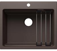BLANCO ETAGON 6 pour composants de couleur Evier à encastrer SILGRANIT cafe à partir de 60 cm sansde vidage, avec accessoires