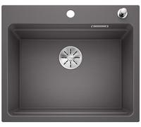 BLANCO ETAGON 6, SILGRANIT® PuraDur®, gris roche, avec commande de vidage à distance, avec accessoires