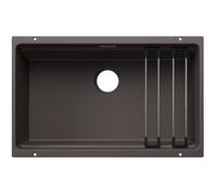 Blanco Etagon 700 - Évier en silgranit 73x46 cm, avec accessoires, gris rocher 527766