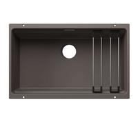 Blanco Etagon 700 - Évier en silgranit 73x46 cm, avec accessoires, gris volcan 527763