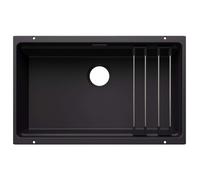 Blanco Etagon 700 - Évier en silgranit 73x46 cm, avec accessoires, noir 527762