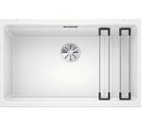 Blanco Etagon 700 - Évier en silgranite, 73x46 cm, avec rails, blanc 525171