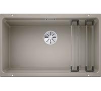 Blanco Etagon 700 - Évier en silgranite, 73x46 cm, avec rails, tartufo 525174