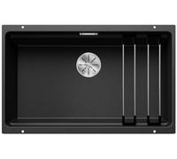 BLANCO ETAGON 700-U - Évier de Cuisine en Granit pour Meubles Bas de 80 cm de Large - Sous Plan - SILGRANIT - Gris - 525167