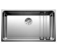 BLANCO ETAGON 700-U - Évier de Cuisine en Inox pour Meubles Bas de 80 cm de Large - Sous Plan - Inox Finition Satinée - 524270
