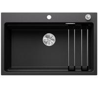 BLANCO ETAGON 8 - Évier de Cuisine en Granit pour Meubles Bas de 80 cm de Large - SILGRANIT - Gris - 525177