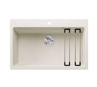 Blanco Etagon 8 - Évier en silgranit, 78x51 cm, avec accessoires, InFino, blanc doux 527079