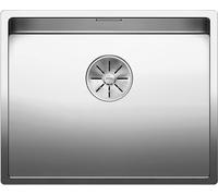 BLANCO Evier CLARON 500-U Evier avec soupape InFino® / Cuve en inox / Soubassement