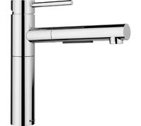 Blanco Alta II - Mitigeur d’évier avec douchette extractible, rabattable sous la fenêtre, chrome 527557
