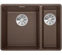 Blanco Evier Silgranit PuraDur® SUBLINE 340/160-F Cuve principale gauche cafe 523573