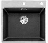 Blanco Evier Silgranit SUBLINE 500-IF/A SteelFrame PuraDur® anthracite 524111