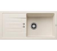 Blanco Évier Favum XL 6 – Silgranit – 86×44 cm – Grand bac – Blanc doux