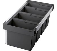 BLANCO FLEXON II 90/4 Système de tri des déchets Tiroir frontal / Plastique / Anthracite / 3x19 & 16 litres
