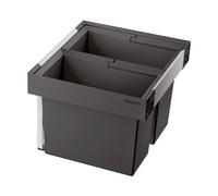 Blanco Poubelle encastrable Flexon II – 38 L (2x19 L) pour meuble 50 cm