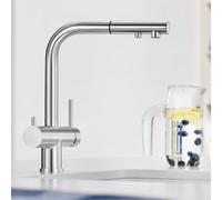 Blanco Fontas Mitigeur de cuisine, pour système de filtration de l’eau, extractible, pivotant, 525198,