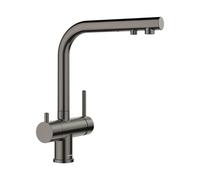 Blanco Fontas II - Mitigeur d’évier avec fonction filtre, acier foncé 527736