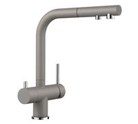 Blanco Fontas S II - Robinetterie d’évier avec douchette extractible et fonction filtrante, tartufo 525206
