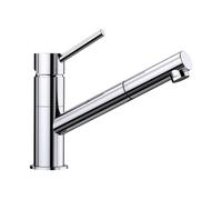 Blanco Kano Mitigeur de cuisine pivotant basse pression avec douchette extractible, 527648,