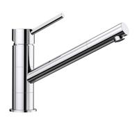 BLANCO KANO - Robinet de Cuisine Mitigeur Monocommande avec Bec Rotatif à 360° - Chrome - 521502