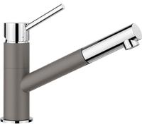 Blanco Kano S - Mitigeur d’évier avec bec extractible, gris volcan/chrome 527654