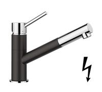 Blanco Kano Mitigeur de cuisine pivotant avec douchette extractible, 527649,