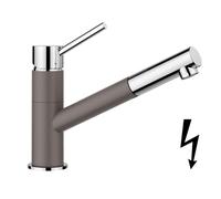 Blanco Kano S - Mitigeur d’évier avec bec extractible, gris volcan/chrome 527654
