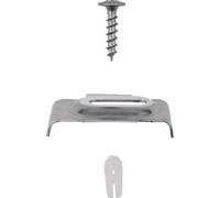 BLANCO Kit de montage pour éviers en acier inoxydable - 4 éléments de fixation pour plans de travail (à partir de 20 mm) - Pour montage sous le plan de travail - Pour éviers en acier inoxydable et