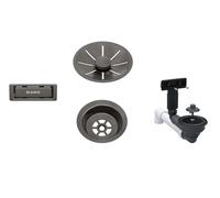 Blanco - Kit de vidage InFino, acier foncé 207424