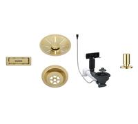 Blanco - Kit de vidage InFino, avec commande excentrique, or 207427