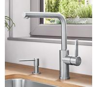 Blanco Lanora F - Mitigeur d'évier, sous fenêtre, inox brossé 526181