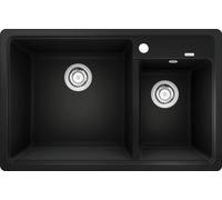 Blanco Legra 8 - Évier en Silgranit, 780 x 500 mm, noir 526223