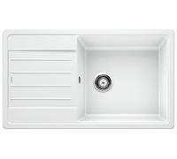 BLANCO LEGRA XL 6 S - Évier Rectangulaire en Granit avec Cuve Extra Large pour Meubles Bas de 60 cm de Large - En SILGRANIT - Blanc - 523328