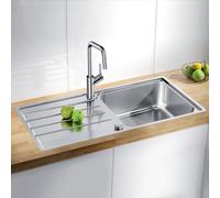 Blanco Évier Lemis XL 6 S-IF 100 x 50 cm acier inoxydable Bord plat IF 523035