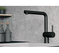 Blanco Linus Cuisine Robinet 1 Poignée 1 Trou Matt Noir 220x284 mm