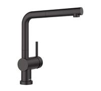 Blanco Linus S-F - Mitigeur d’évier avec bec extractible, rabattable sous la fenêtre, noir mat 527523