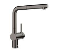 Blanco Robinet de cuisine LINUS-S acier satiné foncé, tuyau extractible, cartouche céramique
