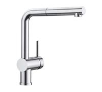 Blanco Linus S - Mitigeur d'évier avec bec extractible, acier 526242
