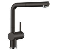 Blanco Linus S - Mitigeur d'évier avec bec extractible, noir 526148
