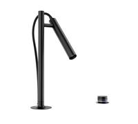 Blanco Luneoo S - Mélangeur électronique pour évier avec bras flexible et douchette, alimentation par le réseau, noir mat 527973