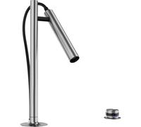 Blanco Luneoo S - Mitigeur de cuisine électronique avec bras flexible et douchette, alimentation secteur, acier 527972
