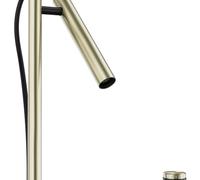 Blanco Luneoo S - Mitigeur électronique d'évier avec bras flexible et douchette, alimenté par le secteur, or satiné 527974