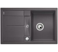 Blanco Évier Metra 45 S Silgranit 78×50 cm Gris avec égouttoir 518868