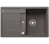 BLANCO Metra 45 S-F 527290, Silgranit gris volcanique, réversible, avec commande de vidange